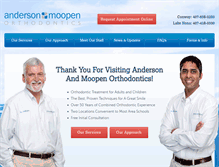 Tablet Screenshot of amorthodontics.com